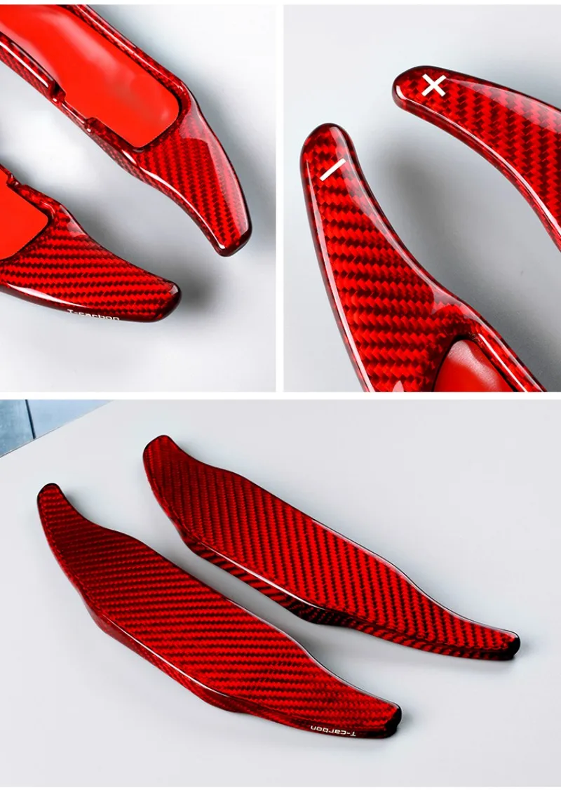 Glass Carbon Fiber Paddle Shift For Mercedes Benz C43 C53 C63 E43 E53 E63 S43 S53 S63 S65 AMG DSG Shifters