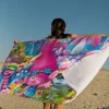 Cartoon T-Trolls Band Together Towel Microfiber Beach Towel Absorbent Quick dry Soft Yoga Swimming Resort Mountain Climbing 2