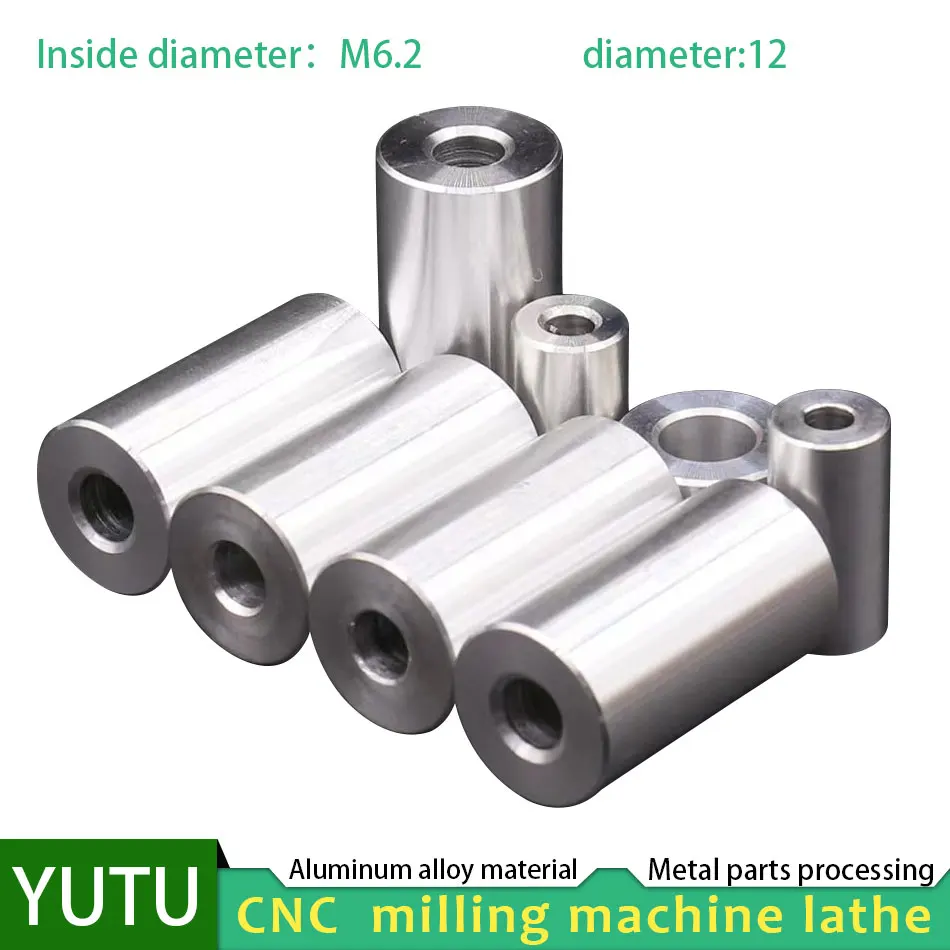 

5pcs M6.2 Outer diameter 12 Aluminum alloy thickened bushing muon round custom metal gasket