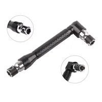 L type 1/4 hexagon screwdriver bit 90 ° double-end handle black 6.35mm wrench tool 1