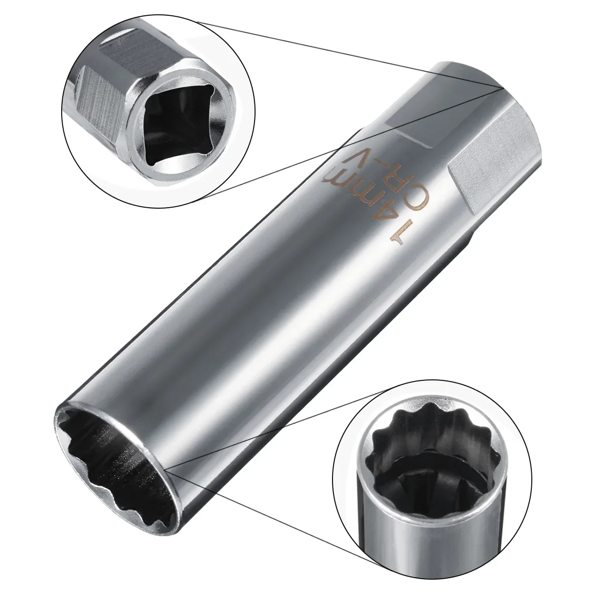 

14/16mm 12 Point wrench socket for Mercedes for Toyota for Peugeot for Spark Plug Socket Wrench Thin Wall Removal