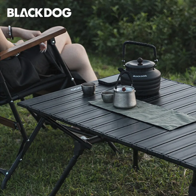 Naturehike BLACKDOG Camping Kettle 1.3L Aluminum Alloy Picnic Pot Portable Teapot Ultralight 230g Boiling Stovetop Coffee Pot