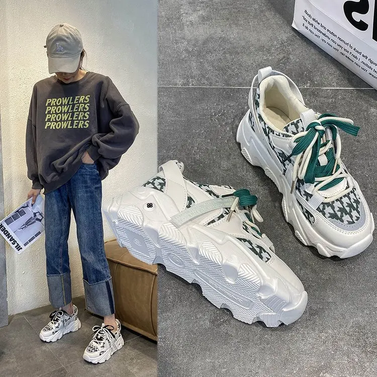 Women's Sneakers 2022 Thicksoled Old Shoes Highquality Running Shoes