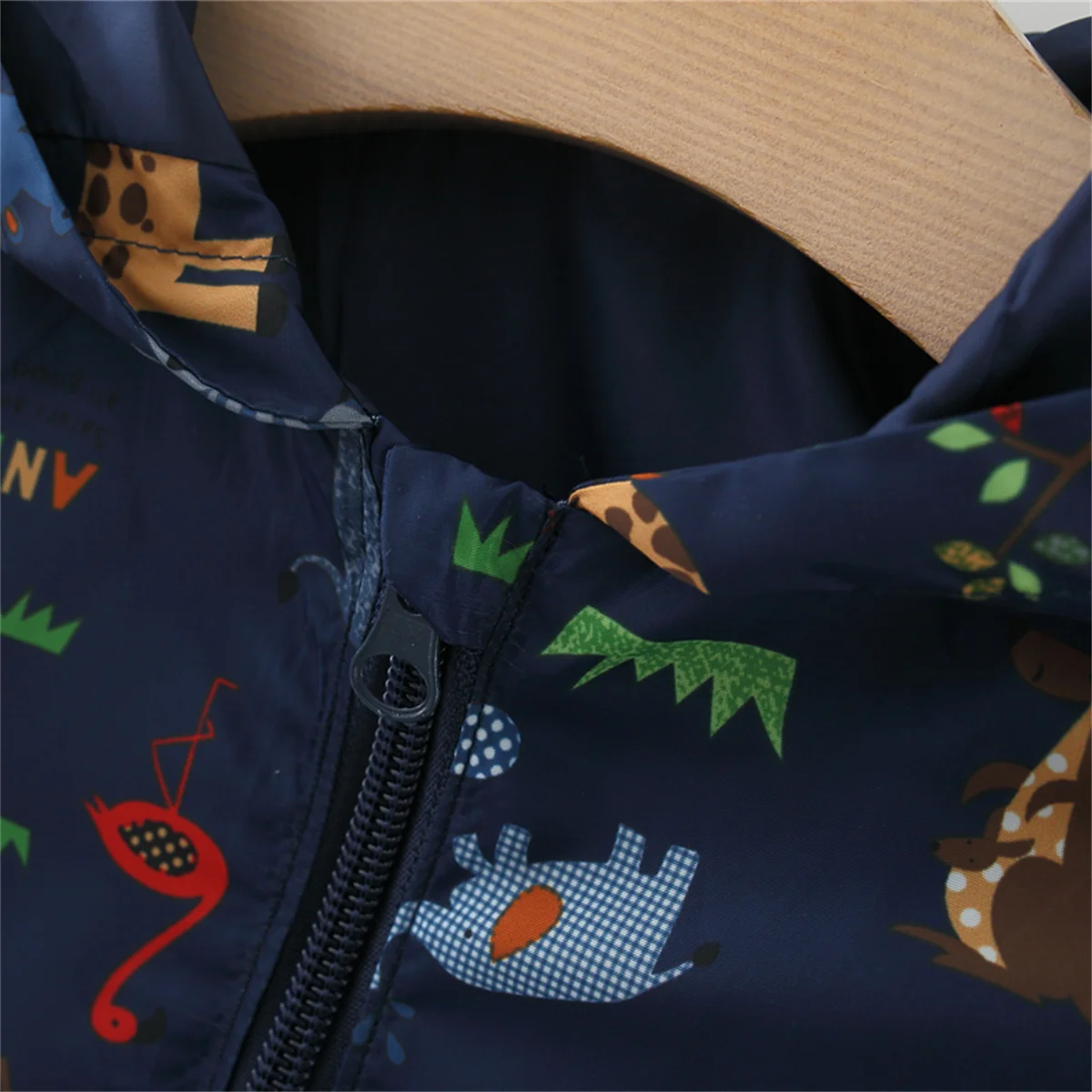 Spring Autumn Children's Coat Cartoon Cute Cherry Blossom Hooded Zipper Everyday Versatile Boys' Jacket Top baby jacket hooded coat plaid jacket