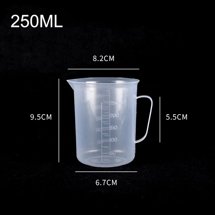 Plastic Graduated Measuring Cup Liquid Container Epoxy Resin
