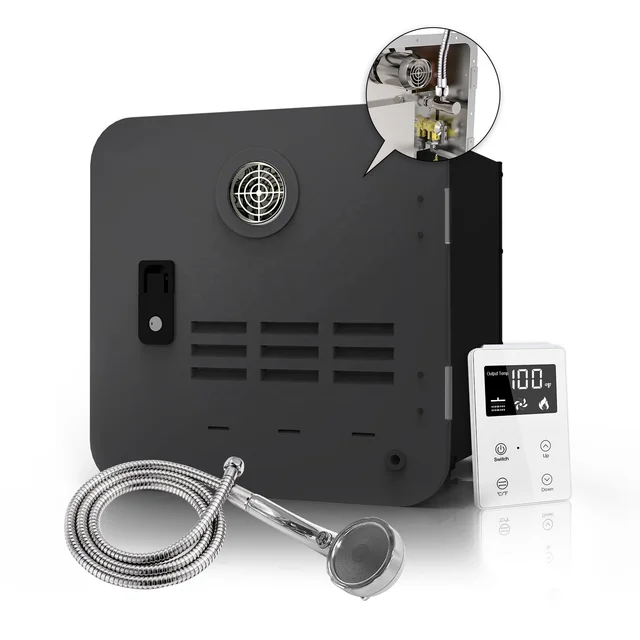 Chauffe-eau au gaz propane/GPL blanc, nouvelle conception, 10L/min, pour caravanes et camping-cars, 20kW, électrique, sans réservoir, échangeur de chaleur en cuivre, LED 1