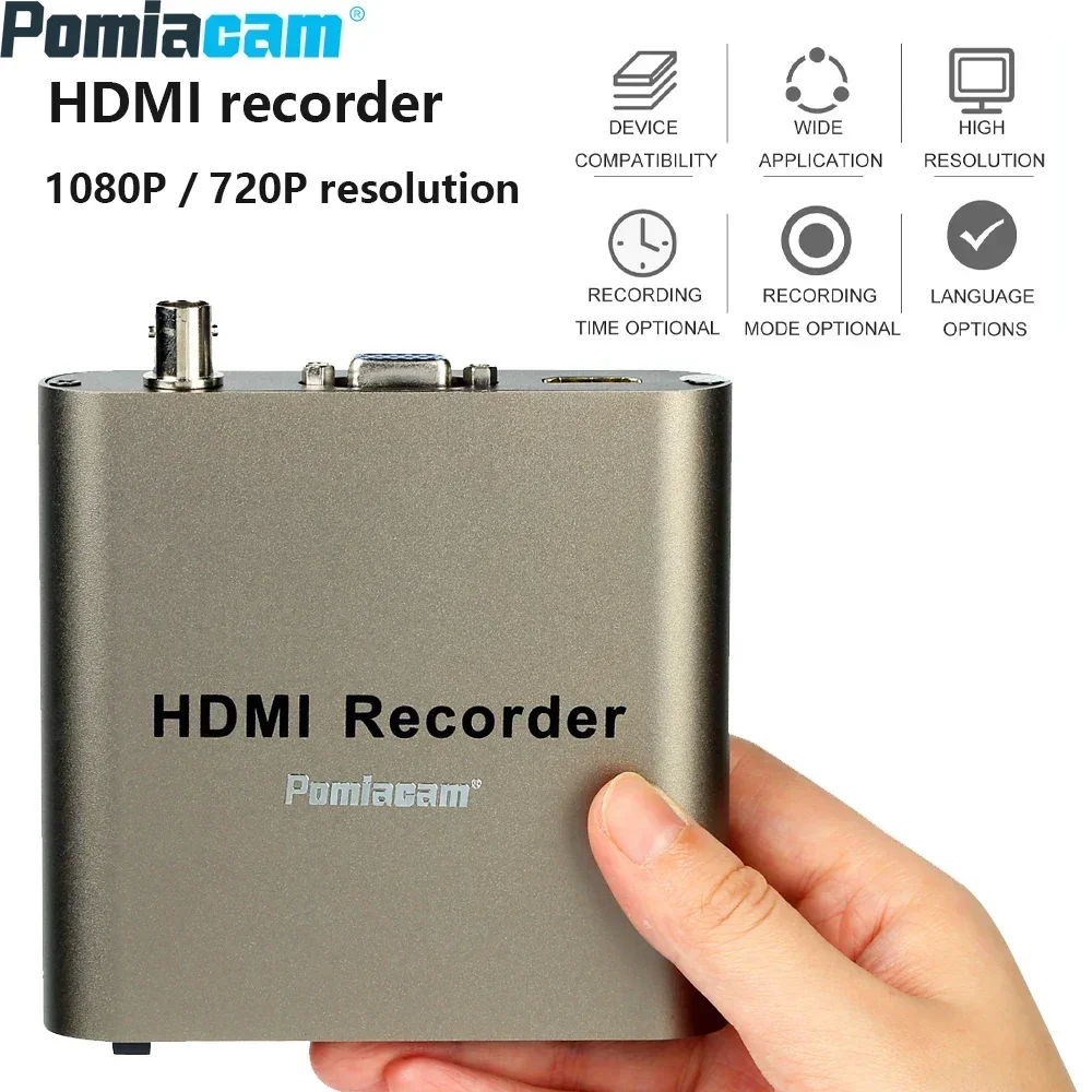 Цифровой видеорегистратор HDMI HD 1080P Поддержка HDMI/VGA/CVBS
