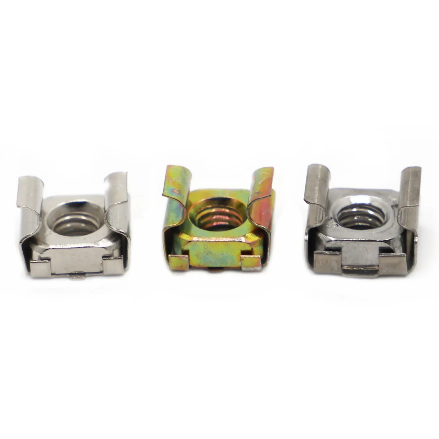 10Pcs M4 M5 M6 M8 Stainless Steel 304 Quartet Floating Nut Cassette Elastic Enclosure Card Cage