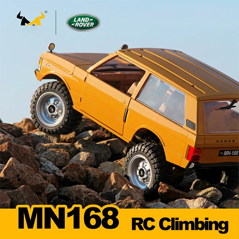 1/12 MN Model MN168 RC Car 2.4G Remote Control Crawler 4WD Electric Off Road Vehicle Climbing Car Toys for Children Adults 2