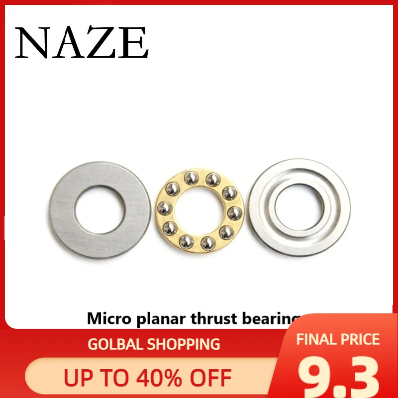 Naze 10pc High Quality Miniature Thrust Mini 3in1 Plane Bearing F26m To F1223m Bearings