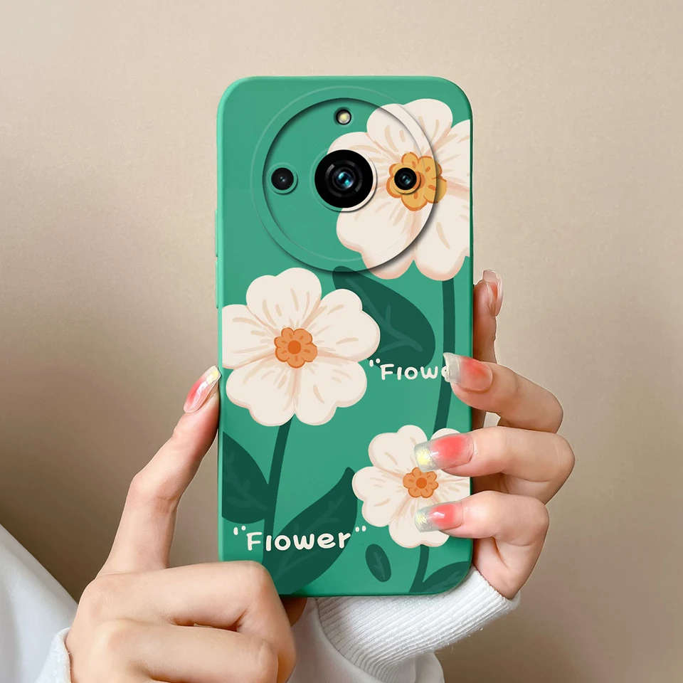 Sunflower Daisy Liquid Silicone Protective Case - Antifouling Back Cover