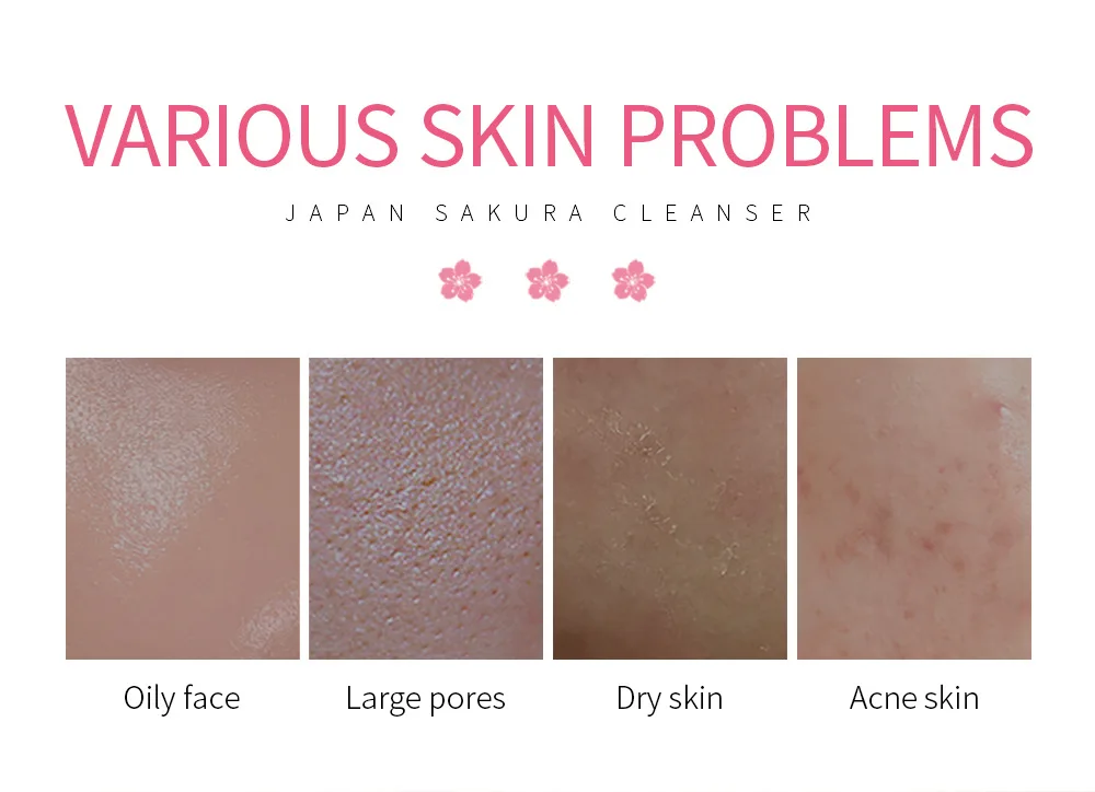 Description Picture 5 of itemLAIKOU Sakura Facial Wash Oil Control Long Lasting Hydration Moisturizing Deep Pore Cleansing Hydrating Cleanser