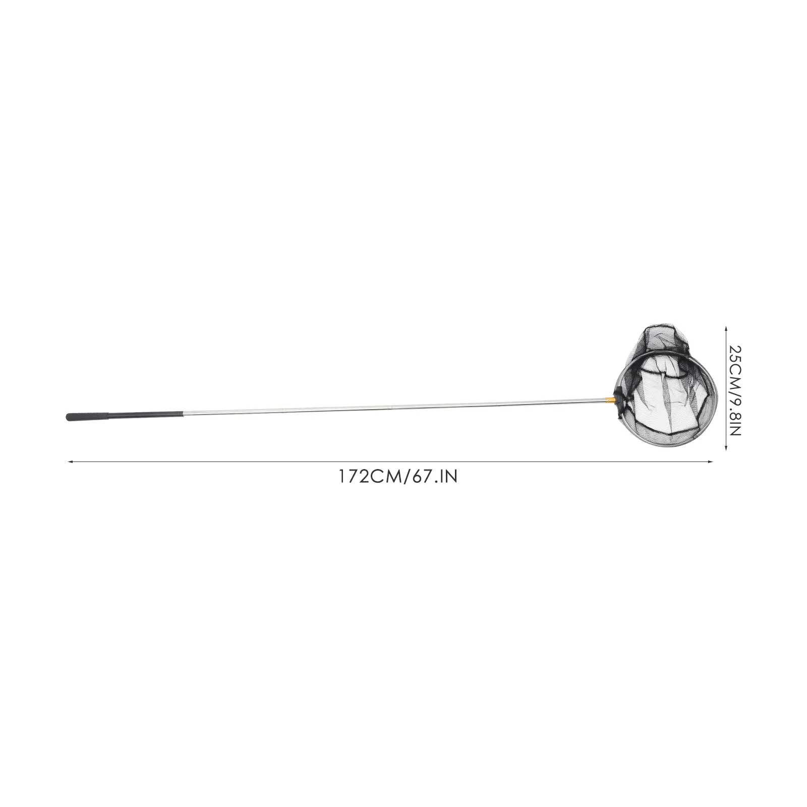 Retractable Fishing Net Butterflies Catching Bug Net Outdoor Fold Telescoping Bug Stainless Steel Catcher Picnic Camping Supply 6