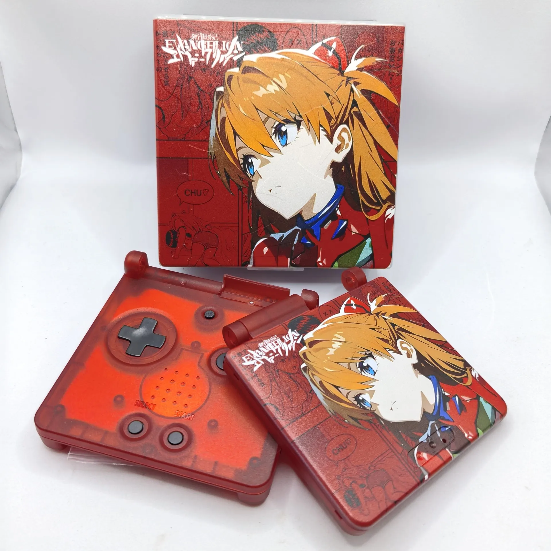 Nintendo GBA SP Packaging and Case Set EVA Asuka Limited Edition