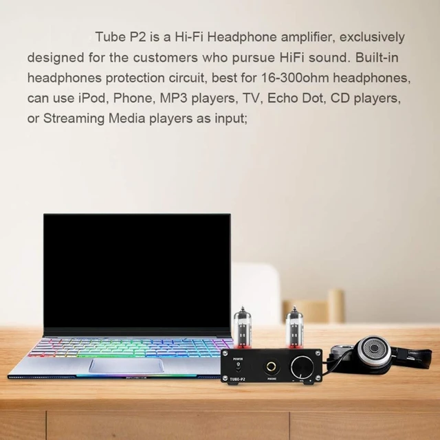 최고의 사운드 경험: P2 통합 휴대용 헤드폰 앰프