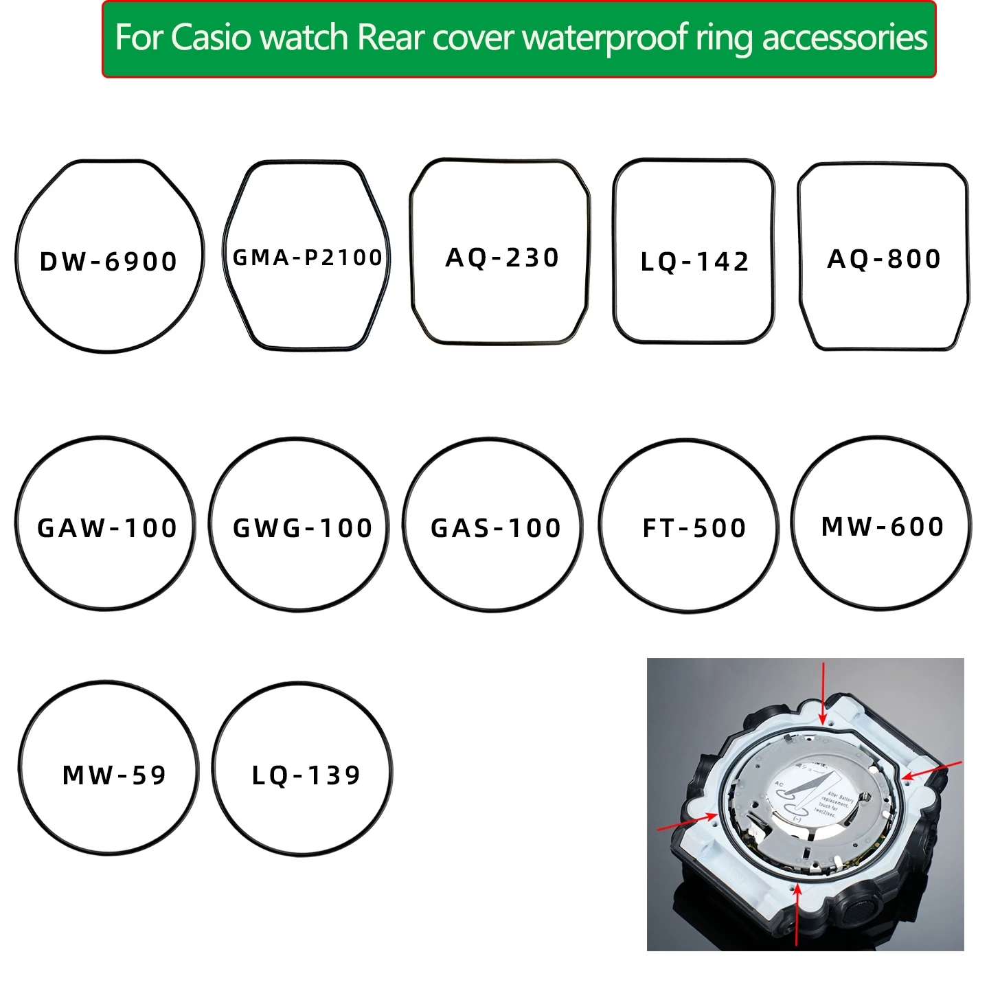 Waterproof Sealing Ring Rubber Accessory