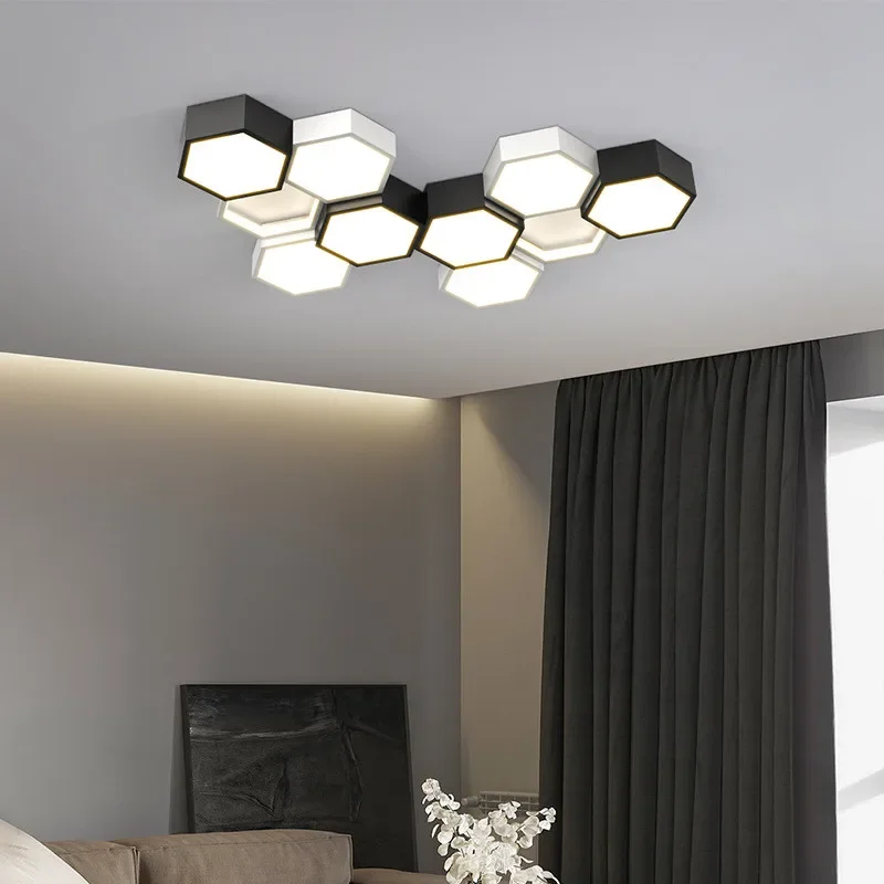 Modern Simple Led Dimmable Chandelier Foyer Nordic Ceiling Chandelier Kitchen Bedroom Ceiling Lamp Lighting Smart Ceiling Lights