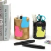 MOHAMM 240 Sheets Cat Shape Sticky Notes 8 Color Bright Colorful Sticky Pad 30 Sheets / Pad 4