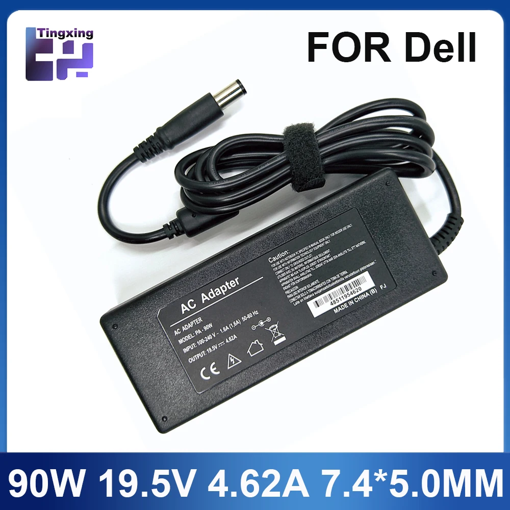 Laptop Charger 19.5V 4.62A 90W 7.4*5.0mm AC For Dell E4300 E5410 E6320 E6400 E6430 3521 For Dell Inspiron n5110 Power Adapter