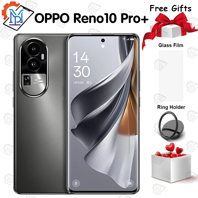 

Новый оригинальный смартфон OPPO RENO 10 Pro + Plus 6,74 дюймов OLED 120 Гц экран Snapdragon 8 + аккумулятор Gen 1 4700 мАч 100 Вт Supercharge