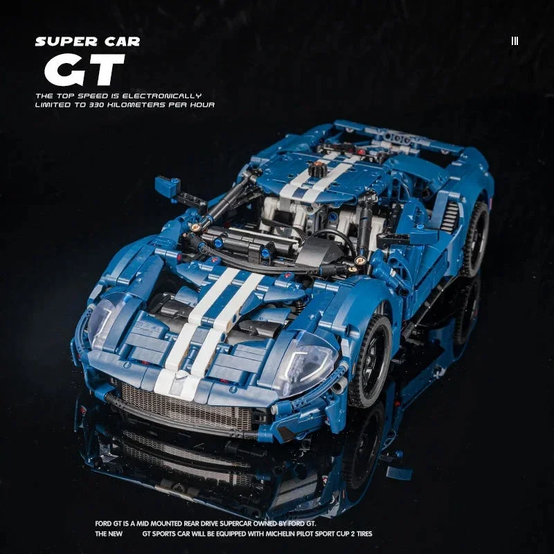 Technical Moc 42154 Technical Super Sports Car Building Blocks Set Model Racing Vehicle Assemble Bricks Toys For Kids Adult Gift 4