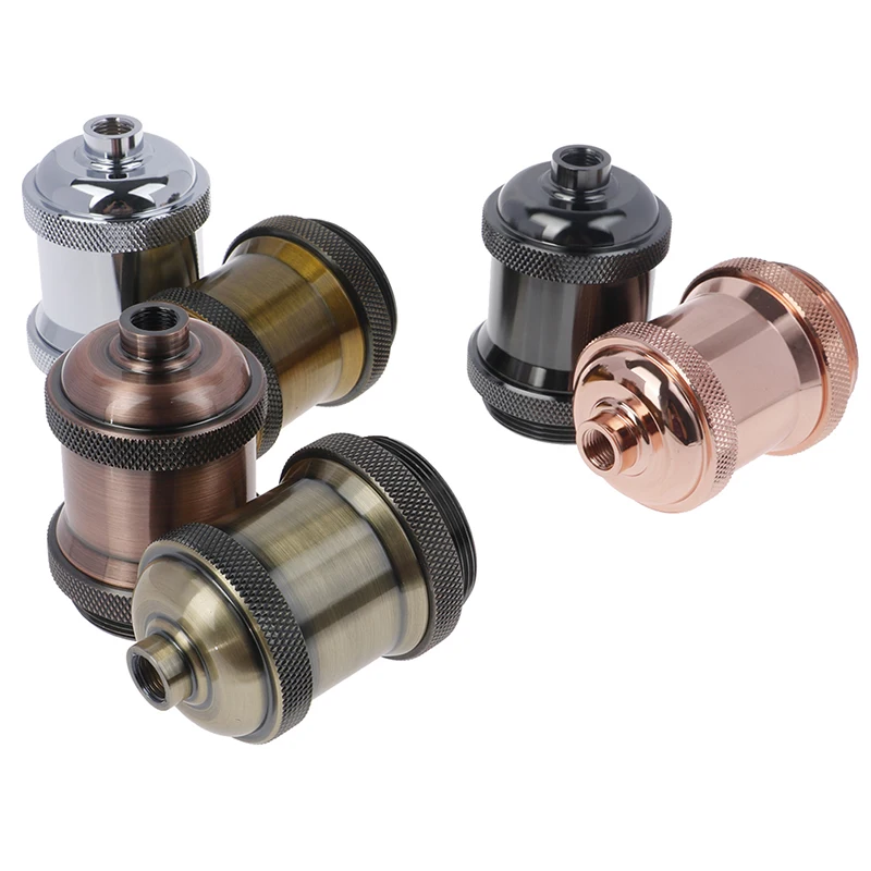 Lamp holder Edison E27 E26 screw bulb base aluminum light socket industrial retro fittings