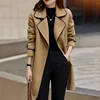 Fashionable Loose Women's Coat Korean Style Mid-Length Open Cardigan Outerwear Elegant And Stylish Winter Outerwear