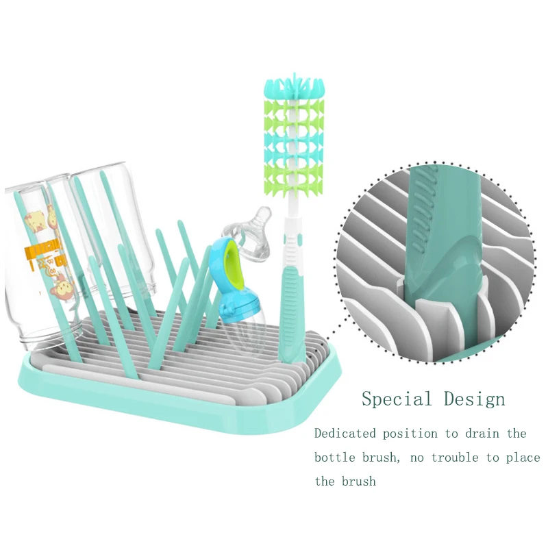 Baby bottle drying rack Foldable portable milk dryer