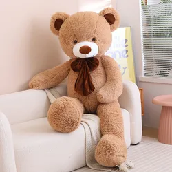 80/100cm Big Size Teddy Bear Plush Toy Giant Stuffed Animals Birthday Valentines Day Gift Soft Pillow Dolls Grilfriend Girl