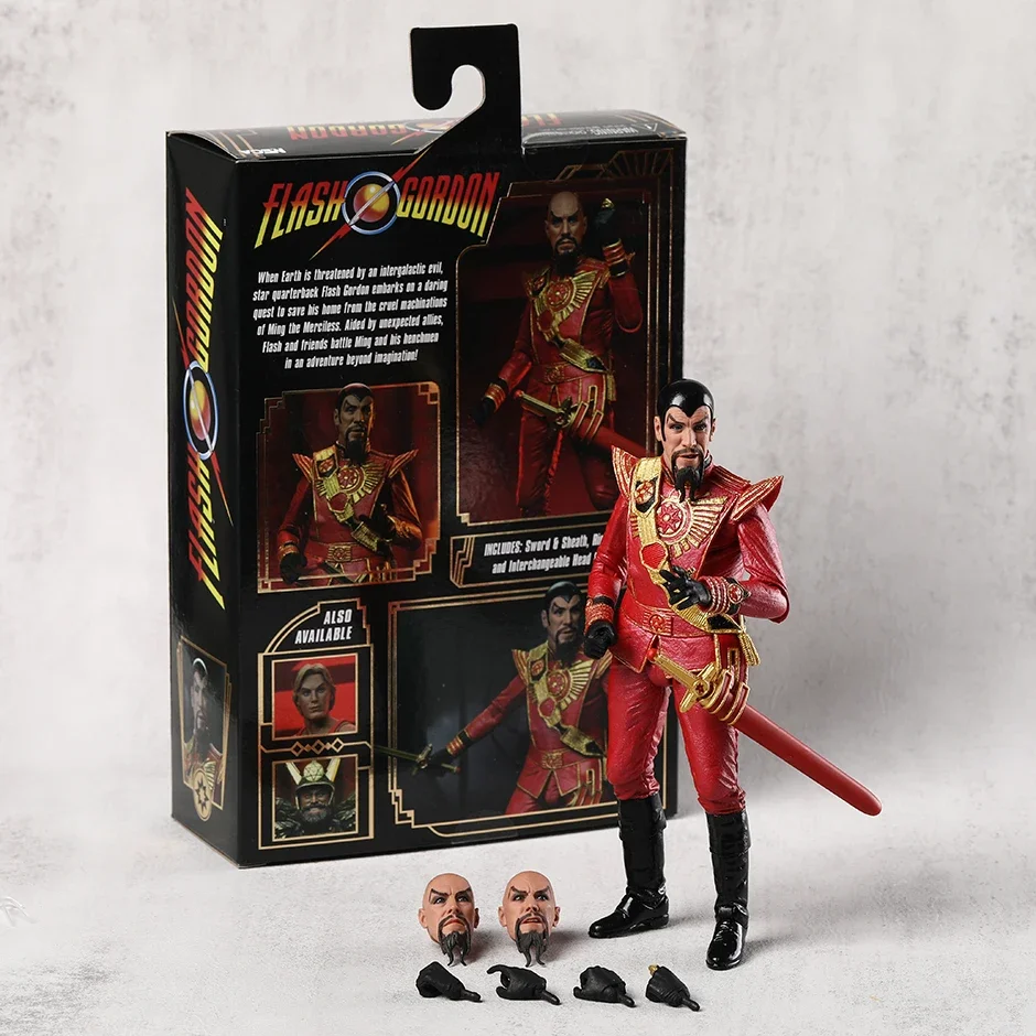 NECA Flash Gordon The Movie Ultimate Prince Vultan Ming Figura de 7