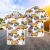 School Bus 3D Printed Shirts For Men Clothes Cartoon Car Driver Graphic Beach Shirt Funny Gift Aloha Lapel Blouse Hawaiian Tops 5