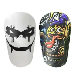 1Pair Mini Football Shin Pad Wear-resistant Shock Absorbing Leg Protector Lightweight Portable Soccer Training Shank Board