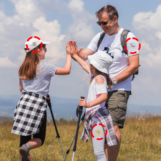 600/1200Db Könnyű Szórakoztató Anti-Szúnyogok Szúnyogi Javítás Szúnyogmatricák Gyermekeknek Férfiak Véletlenszerű Minta Kültéri - Image 2