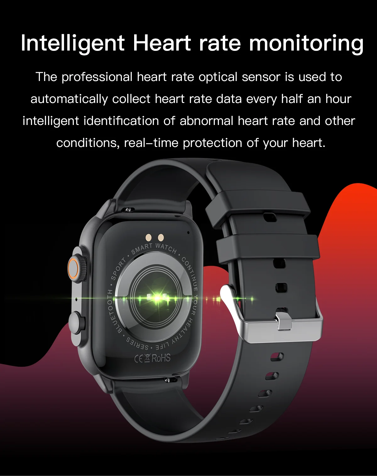 Aluminum Case Ecg Heart Rate Bluetooth Watch Series 2024 Men's New