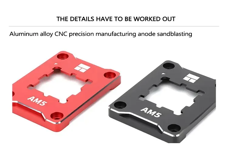 AM5 BCF Aluminum CPU Fixed Buckle AMD Bending Correction Fixing Bracket
