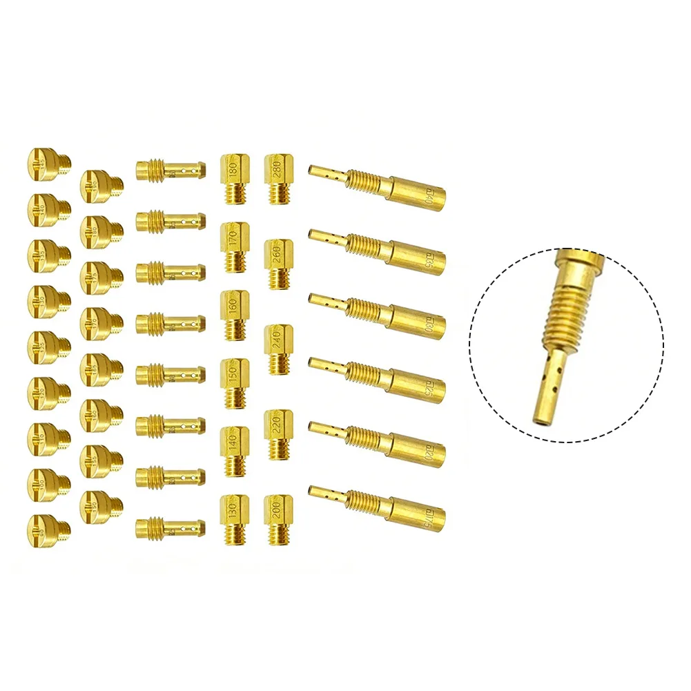 42 Pcs Fuel Injector Kit For Mikuni TM33 8012 TM36 68 TM40 6 Carburetor Jet Nozzle Set For VM For TMX For HSR Series