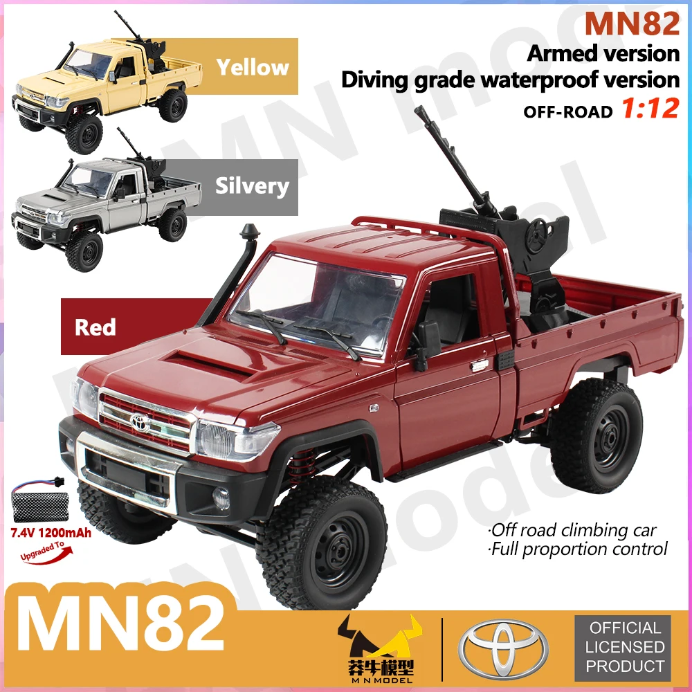 Nylon Metal 4WD Off Road RC Car Truck Toy