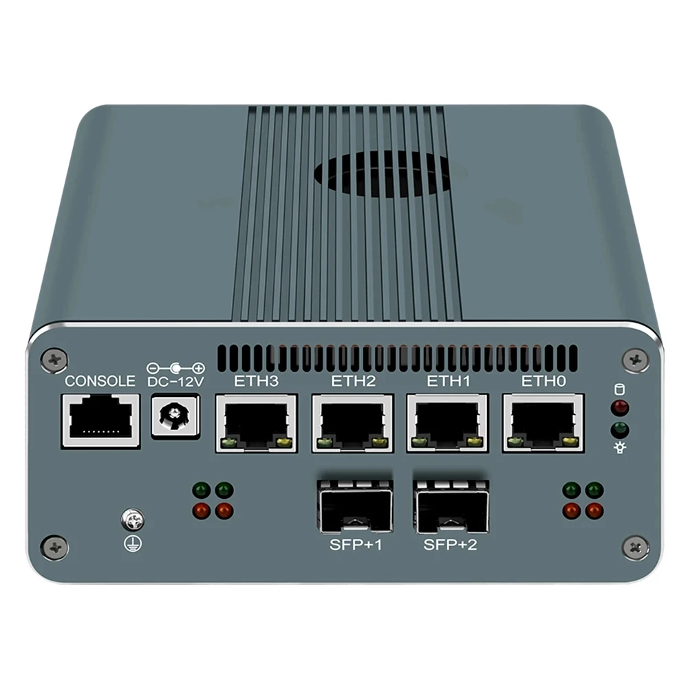 Topton 방화벽 미니 PC 소프트 라우터 Proxmox 서버, 13 세대, 2*10G SFP 4x 인텔 i226-V U300E 8505 i5-1240P, 2 * DDR5 NVMe 2 * SATA, 신제품