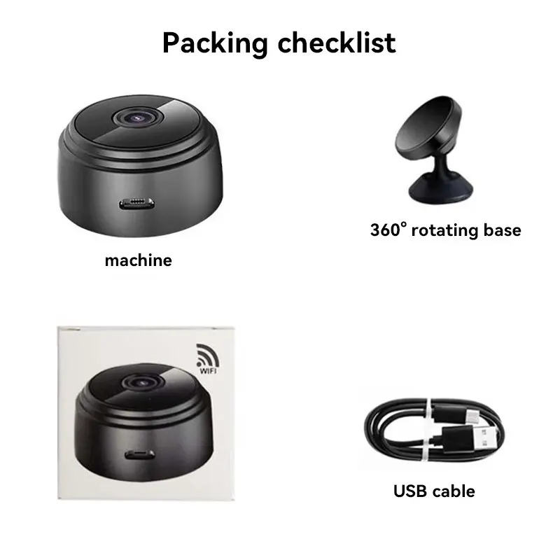 Mini Camera For Pets Surveillence 5