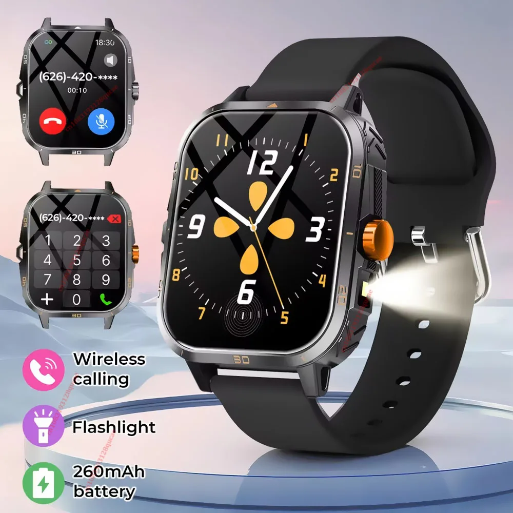 2026 New Smartwatch Bluetooth Wireless Call Alarm Multi-Sports Hiking Remote Camera Music Weather Games for Gifts Man Woman Ht30 1