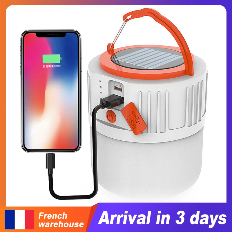 Led Solar Charging Light Energysaving Usb 42lamp Bead Bulb Night