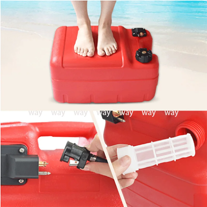 Boat Yacht Engine Marine Outboard Fuel Tank Oil Box Container 1PC 12L /24L Portable Plastic Anti static For Yum Yamaha Petrol Can