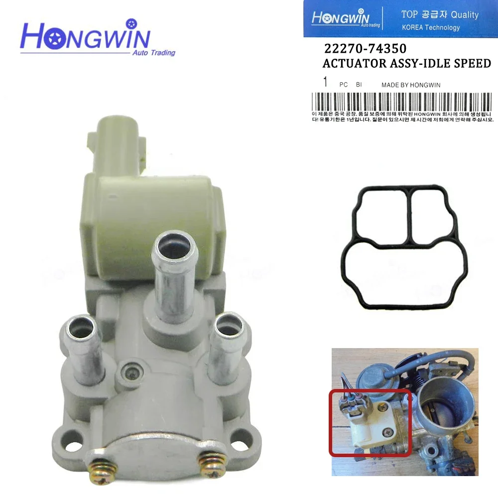 Idle Air Control IAC Valve Gasket For Toyota Corona Caldina Vista 2 3 4 5 Camry RAV4 3SFE, 3SFSE 83-2003 22270-74390 22270-74350 pneumatic air valve