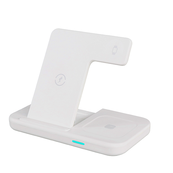 Wireless Charger 3 In 1 Qi Fast Charging Holder Stand For iPhone 13 12 11 Pro iWatch Airpods pro 8 Samsung S21 S20 Xiaomi LG