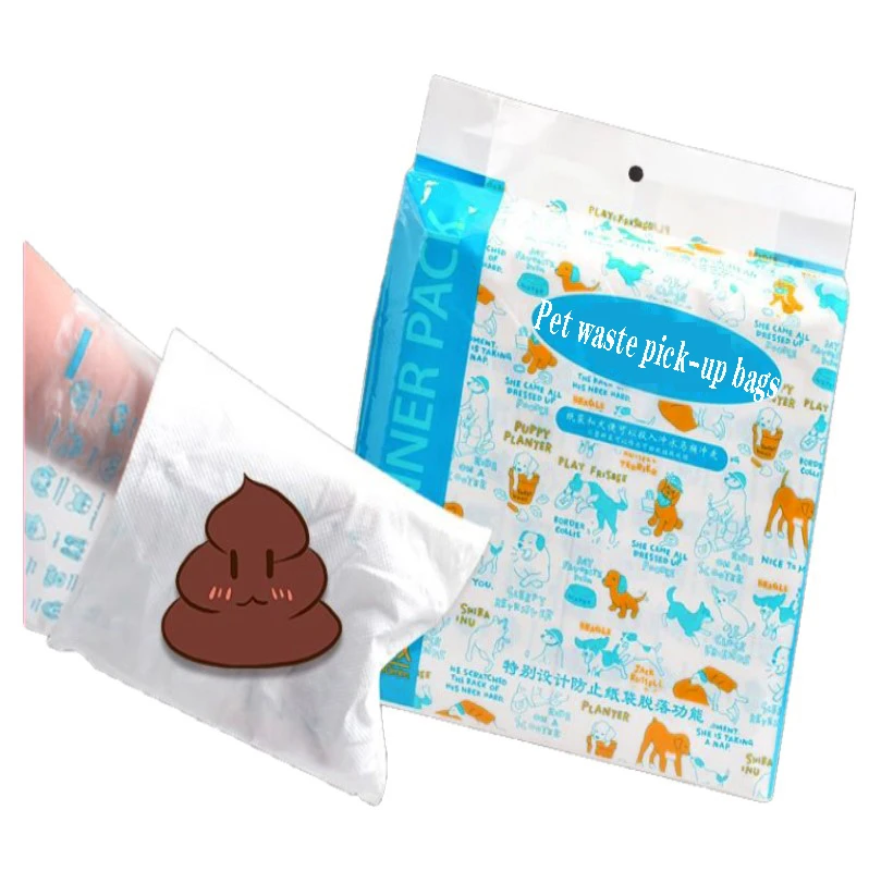 Portable Pet Garbage Bag Dispenser for Cats and Dogs To Go Out Soft