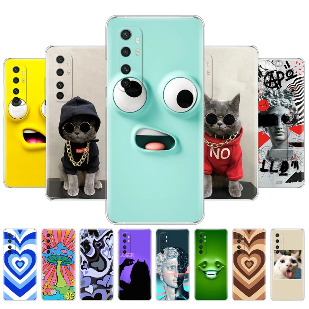 ForXiaomiMiNote10LiteCase647SoftSiliconTpuPhoneBackCover