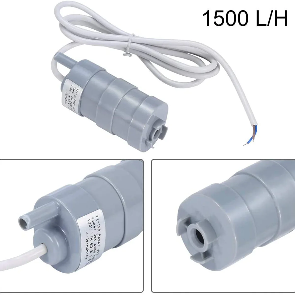 

Submersible Water Pump 1500 L/H For Camper Motorhome Freshwater Pump High Flow Whale Pump Plastic Water Fountain