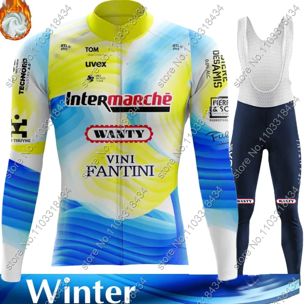 Wanty Conjunto Ciclismo Hombre Maillot Ciclismo Hombre Manga Larga