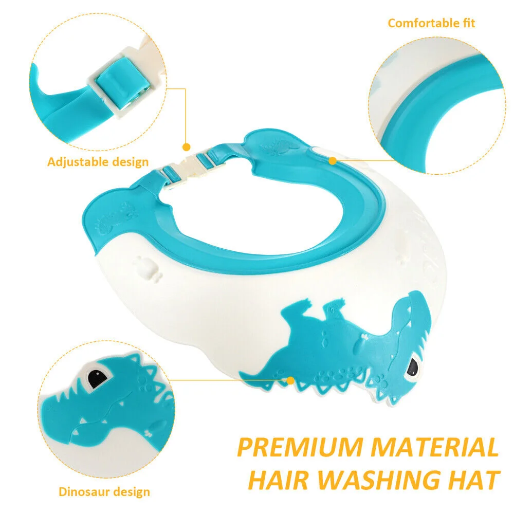 Shower Cap Baby Hair Washing Shield Shampoo Cap Toddler Shower Hat Visor Hair Washing Shield Guard Child Care hair wash hat hair wash shield shampoo shower cap