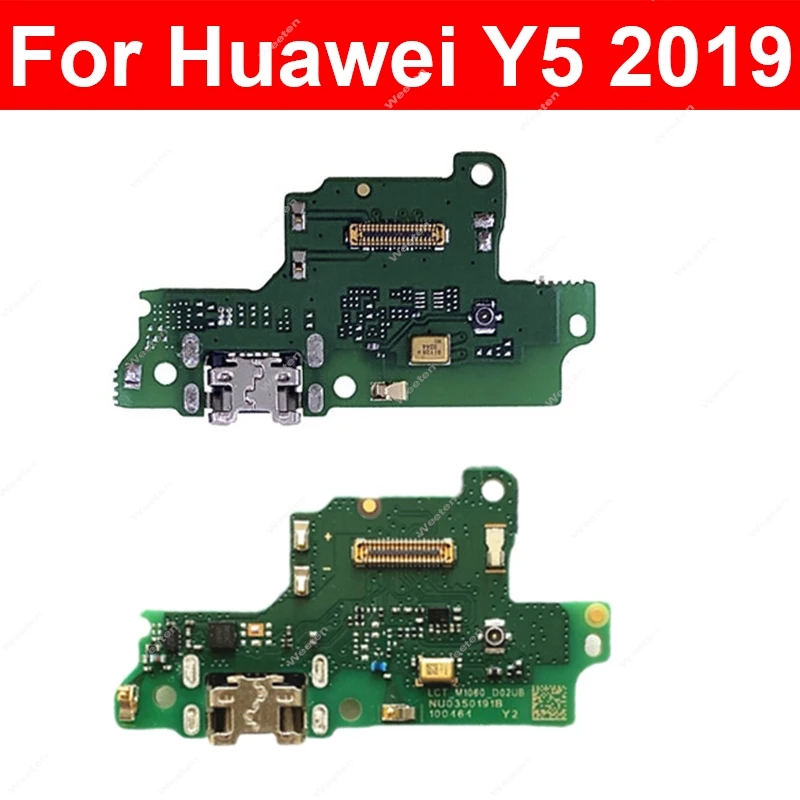 

USB Charger Dock Board For Huawei Y5 2019 LX1 LX2 LX3 USB Charging Port Board Connector Jack Flex Cable Parts